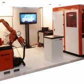 Mid-size specialised industrial product display & demonstration stand
