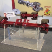 Heavy duty industrial product displays for exhibition purposes