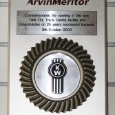 Custom made plaque