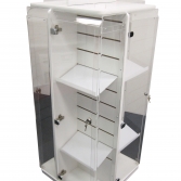 Fourway Rotating Security Slatwall Unit