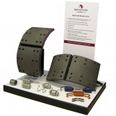 Truck brake component display