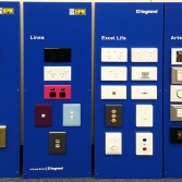 Upgradeable wall panel product displays