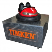 Display box with dodgem car