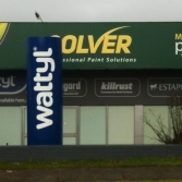 Building rebranding and signage1