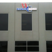 3D external building signage