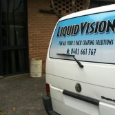 Vehicle window and building entry graphics