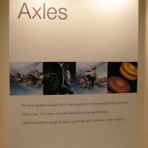 Axles sign (Meritor stand)