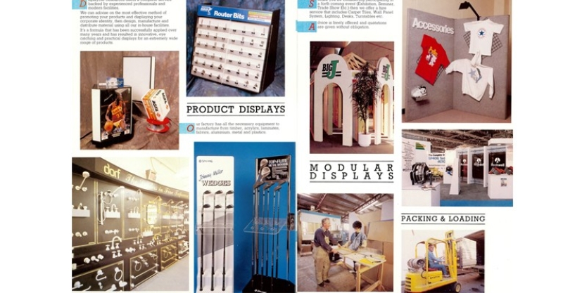 Blast from the Past – Product Display Brochure