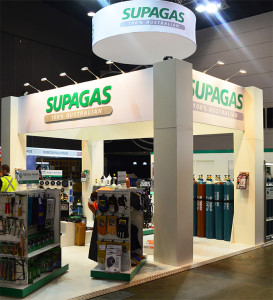 Supagas exhibition stand at NMW 2015